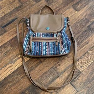 Boho crossbody or backpack